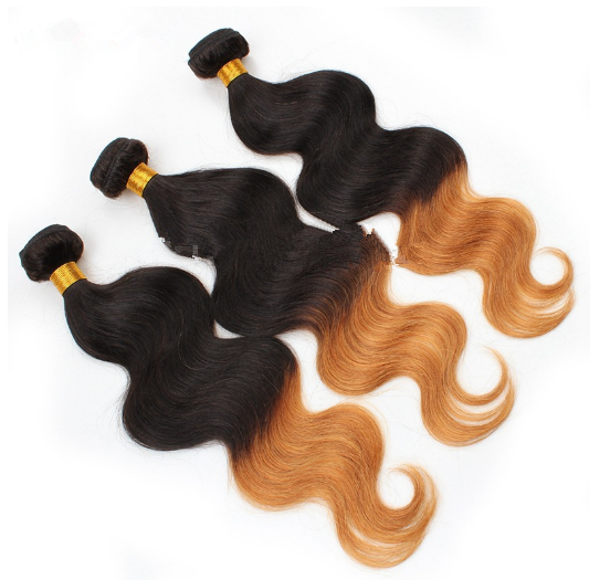 Xuchang Bundle T-Farbhaarvorhang Brasilianische Haarfarbe Haarkörperwelle Xuchang Bundle