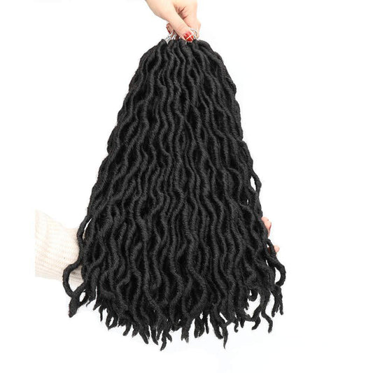 Ombre Curly Crochet Hair Synthetische Flechthaarverlängerungen