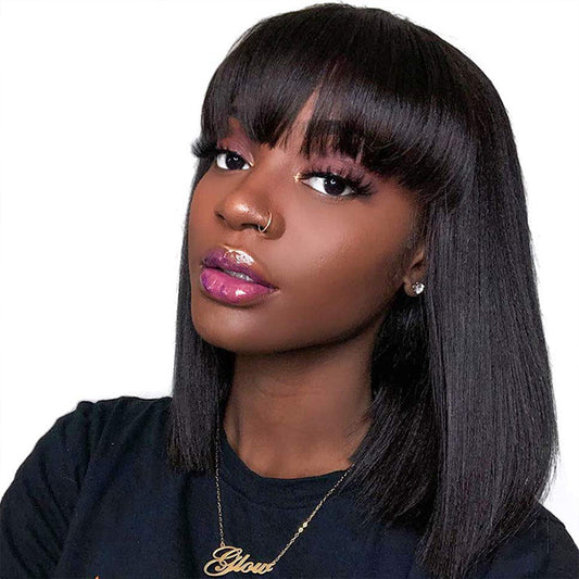 Unice Hair Vollmaschinen-Echthaarperücken für schwarze Frauen