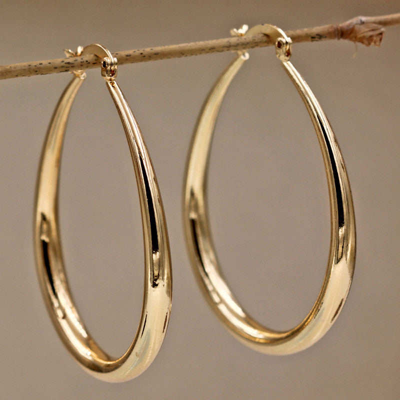 Geometric oval earrings earrings earrings