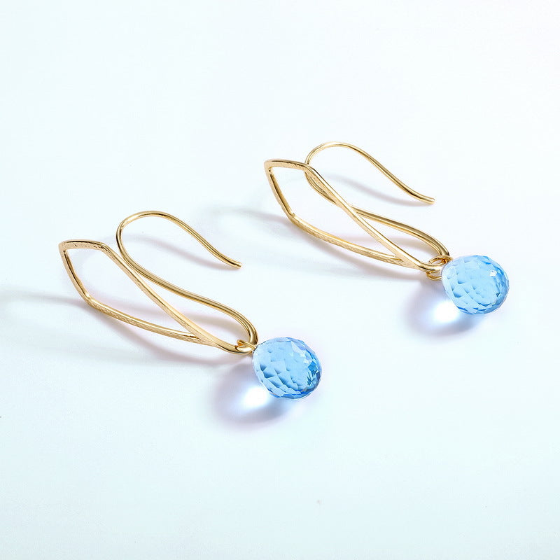 Crystal earrings earrings