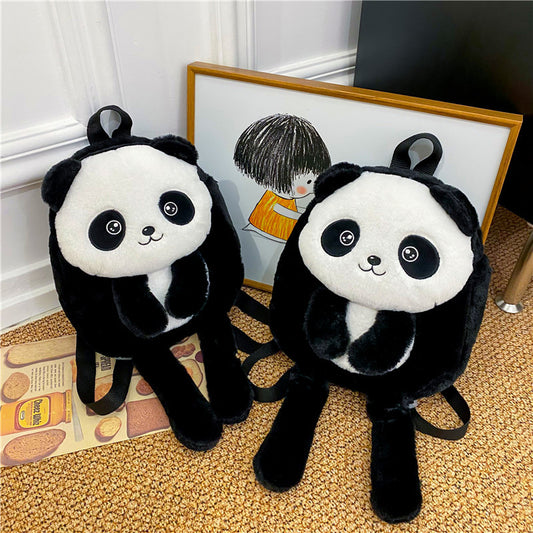 Nuevo Mochila De Panda personalizada para niños, bonita y combinable