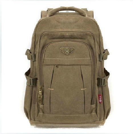 Large Capacity Men And Women Backpack Travel Bag Canvas Bag