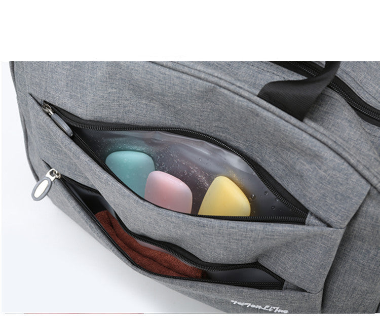 Men's Travel Bag Portable Sports Fitness Folding Waterproof