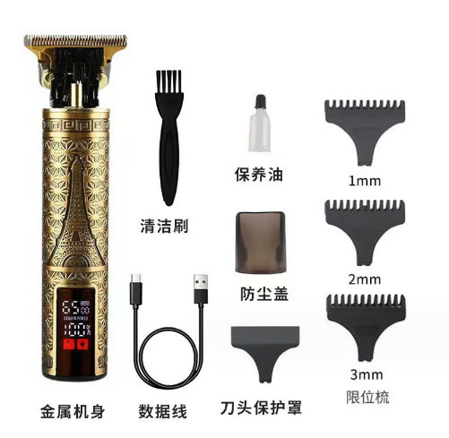 Elektrischer Haarschneider, elektrischer Haarschneider, Ölkopf-Gravurrasierer