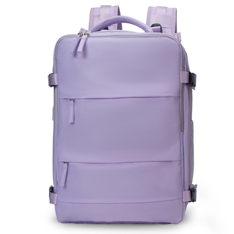 Large Capacity Nylon Travel Waterproof Outdoor Dry Wet Separation Backpack Lightweight Multi-function Bag