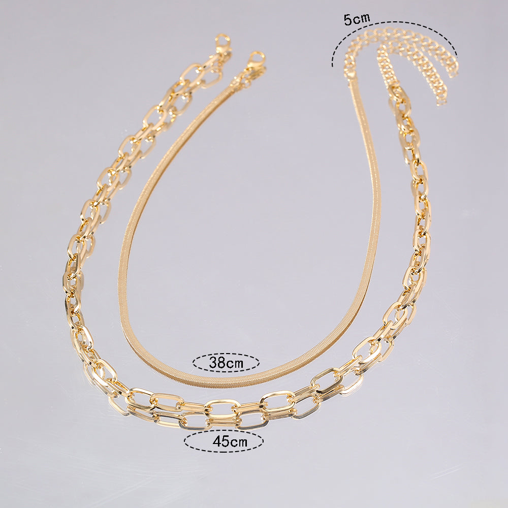 Europe And The United States Cross-border Jewelry, Multi-layer Fashion, Sexy Street-style Necklaces Ins Women