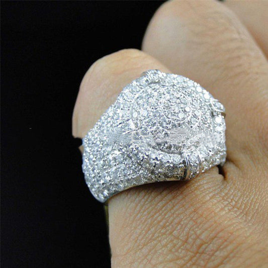 Gemstone Ring Full Diamond Ring Men